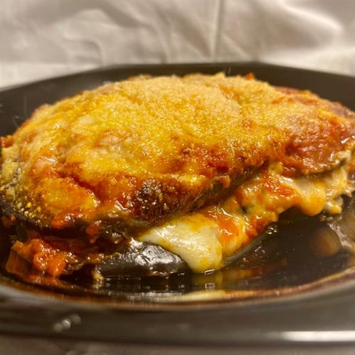 Parmigiana di melanzane filanti